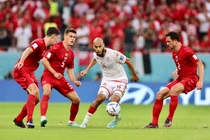 Đan Mạch chia điểm với Tunisia, trận hòa đầu tiên tại World Cup 2022