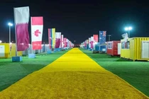 Zoom cận cảnh ngôi làng dành cho cổ động viên World Cup 2022