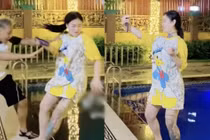 Hot girl TikTok chui vào bể cá tiếp tục mua vui phản cảm