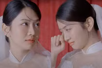 Lê Bống diện váy cưới nhan sắc vẫn gây thương nhớ