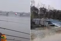 Tiêm kích J-10 Trung Quốc gặp nạn, 2 phi công nhảy dù xuống sông