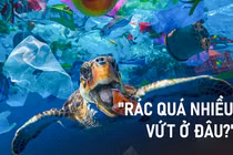 Thầy giáo bị kẹt vì dịch, “ngược dòng, ngược gió” đốt rác nhựa “cứu” biển