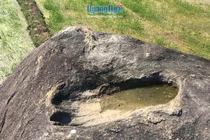 Kỳ bí những "dấu chân người khổng lồ" gây xôn xao Quảng Ngãi 