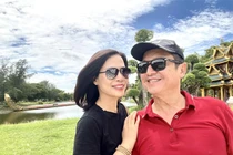 Chí Trung hạnh phúc bên bạn gái kém 18 tuổi