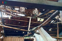 Dông lốc làm 83 căn nhà bị sập và tốc mái ở Cần Thơ