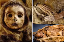 Rùng mình ánh mắt thảng thốt 500 năm của xác ướp bé trai 