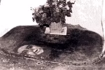 Sự thật gây choáng những gương mặt ma quái xuất hiện trên sàn nhà