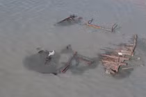 Bất ngờ phát hiện xác tàu bị vùi lấp 120 năm