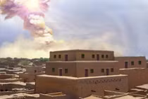 Kinh hoàng thiên thạch khủng xoá sổ thành phố cổ đại trong nháy mắt 