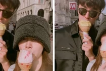 Baifern Pimchanok thoải mái hẹn hò cùng Nine Naphat ở Ý