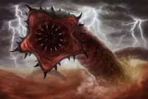 Sửng sốt loài sâu tử thần được mệnh danh “quái vật” sa mạc