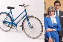 "Soi" chiếc xe đạp màu xanh huyền thoại gắn liền tuổi trẻ Công nương Diana 