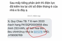 Dùng 500.000 đồng, hộ dân nhận hóa đơn tiền điện hơn 16 triệu