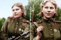 Bất ngờ thành tích “khủng” của nữ xạ thủ bắn tỉa Liên Xô