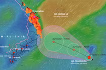 Áp thấp nhiệt đới khả năng thành bão giật cấp 10
