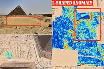 Bất ngờ phát hiện 2 cấu trúc bí mật gần Đại kim tự tháp Giza
