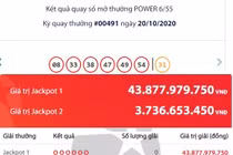 Trúng giải Jackpot 2, thêm một người thành tỷ phú Vietlott trong tháng 10