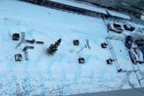 Gian nan đi tìm lời giải hiện tượng tuyết xanh kỳ lạ