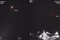 Mãn nhãn loạt hình nóng hổi từ vũ trụ tàu Luna-25 truyền về