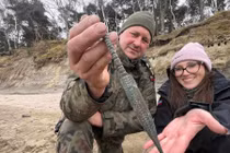 Tình cờ tìm thấy dao găm 2.800 năm tuổi rơi từ vách đá