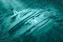 Kỳ bí vật thể giống UFO nằm ẩn sâu dưới đáy biển