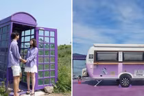 Đẹp mê mẩn “hòn đảo màu tím” nổi tiếng của Hàn Quốc