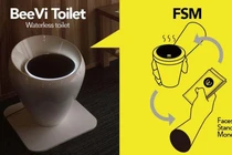 Kinh ngạc thiết kế nhà vệ sinh biến chất thải thành... tiền ảo