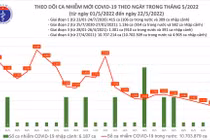 Ngày 23/5: Có 1.179 ca COVID-19, số khỏi bệnh gấp 3 lần F0 mắc mới