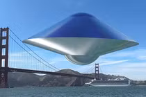 Độc lạ máy bay điện có thiết kế giống UFO