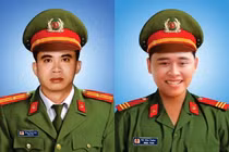 Thăng cấp bậc hàm cho 2 chiến sĩ công an hy sinh khi truy bắt nhóm đua xe