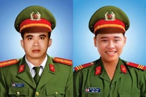 Thăng cấp bậc hàm cho 2 chiến sĩ công an hy sinh khi truy bắt nhóm đua xe