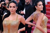 Bạn gái Ronaldo khoe vóc dáng gợi cảm tại LHP Cannes 2023