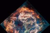 Bất ngờ ảnh chụp “quái vật đầy màu sắc” bên trong siêu tân tinh