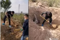 Nghịch tử chôn sống mẹ vì thấy bà già yếu