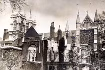 Ảnh tu viện Westminster nổi tiếng nước Anh bị dội bom trong Thế chiến 2