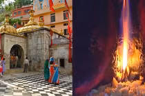 Bước vào đền cổ Ấn Độ, sửng sốt thấy ngọn lửa bất tử 100 năm 