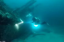 Cận cảnh xác tàu ngầm Đức bị chìm trong Thế chiến 2