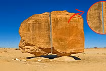 Bí ẩn khối đá hơn 10.000 năm tuổi bị cắt đôi hoàn hảo