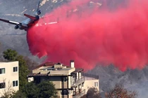 Giải mã bột chữa cháy màu hồng được dùng để đối phó cháy rừng