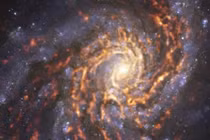 Bất ngờ chụp được ảnh thiên hà “xuyên không” 55 triệu năm