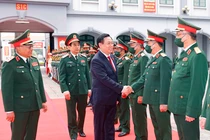 Chủ tịch Quốc hội Vương Đình Huệ thăm và làm việc tại Tổng cục II