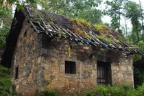 “Kho báu” bất ngờ lộ ra từ vết nứt tường nhà đổ nát