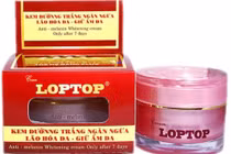 Kem dưỡng trắng LOPTOP bị thu hồi chứa chất cấm nguy hại nào?