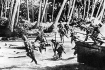 Cực hiếm hình ảnh Nhật tiến công vào Đông Ấn Hà Lan trong CTTG 2 