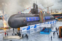 Cận cảnh tàu ngầm tấn công mới nhất Hàn Quốc đang thử nghiệm