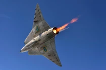 Ngắm chiến đấu cơ cực dị của Thuỵ Điển trong Chiến tranh Lạnh