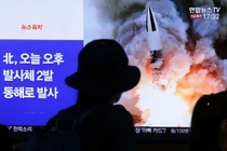 Triều Tiên phóng thêm "vật thể lạ", Nhật Bản nghi là tên lửa đạn đạo