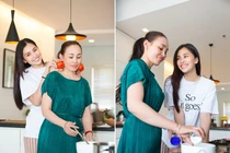 Mẹ ruột Hoa hậu Tiểu Vy: Chủ spa, trẻ trung, năng động 