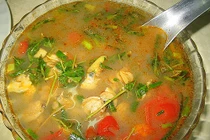 Nấu canh chua ngao dứa giúp lấy lại khẩu vị sau Tết