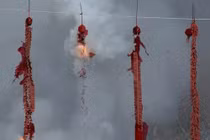 Số người nhập viện do đốt pháo tăng đột biến trong dịp Tết 